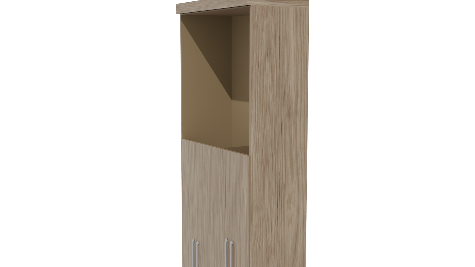 Modern Wooden Closet Corfe 3D - Professional 3D Model Render 13