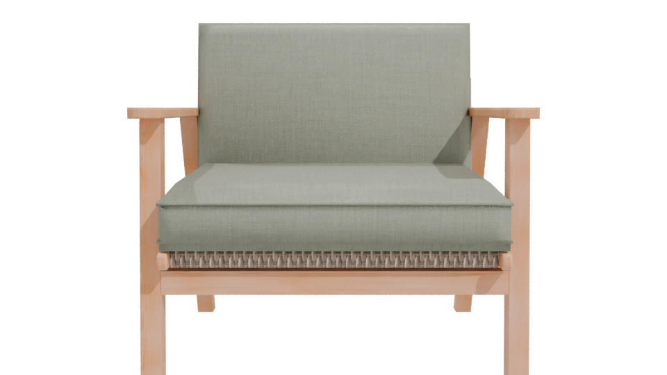 Stylish Modern Lounge Chair 3D - Professional 3D Model Render 11