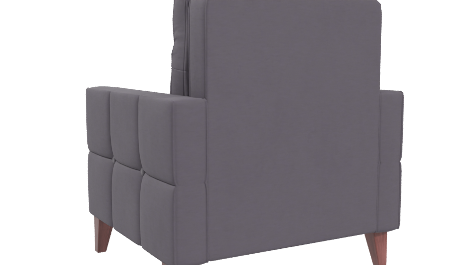 Stylish Modern Armchair Model - Professional 3D Model Render 4