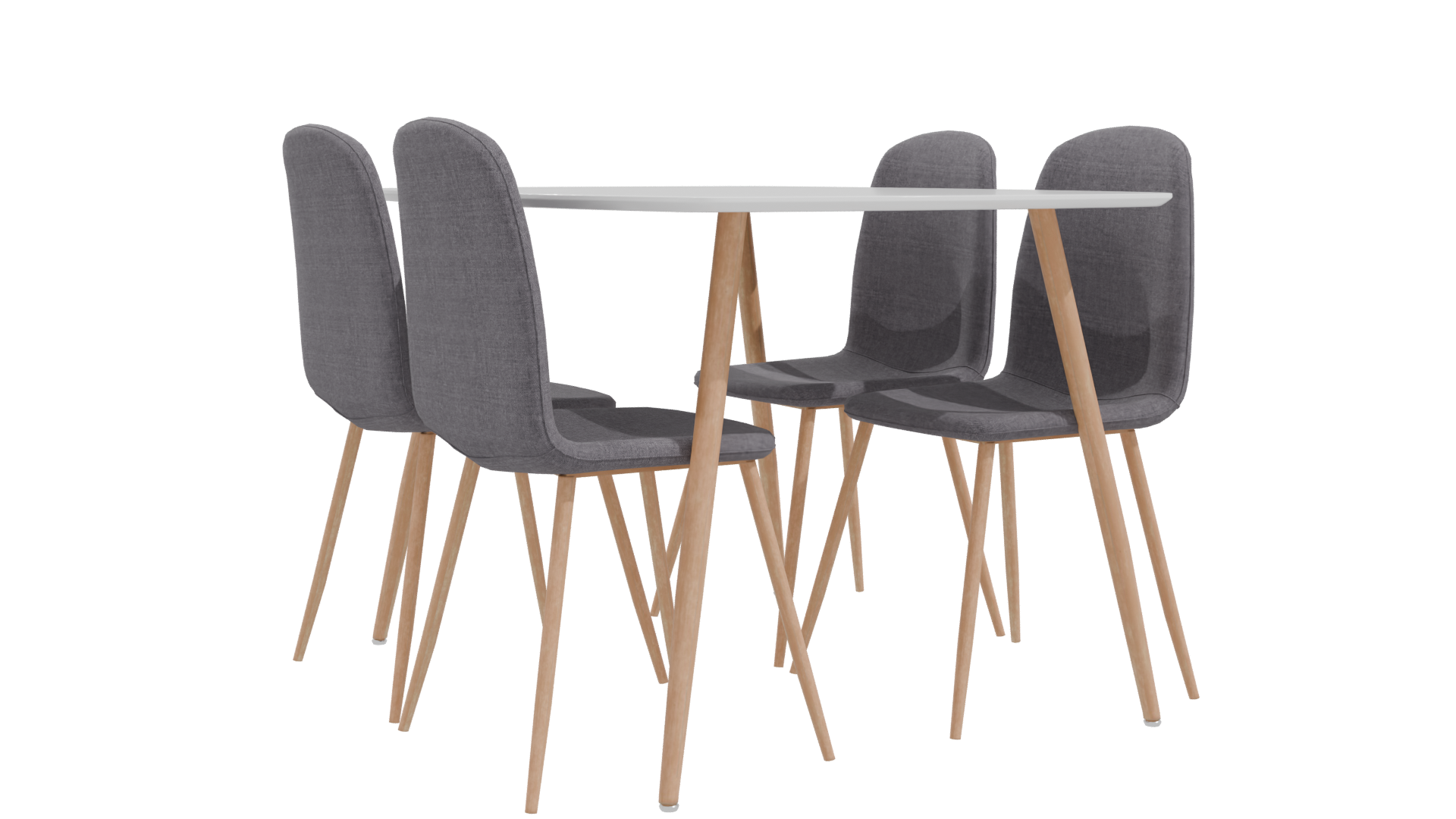 Modern Dining Table 3D Model - Professional 3D Model Render 10