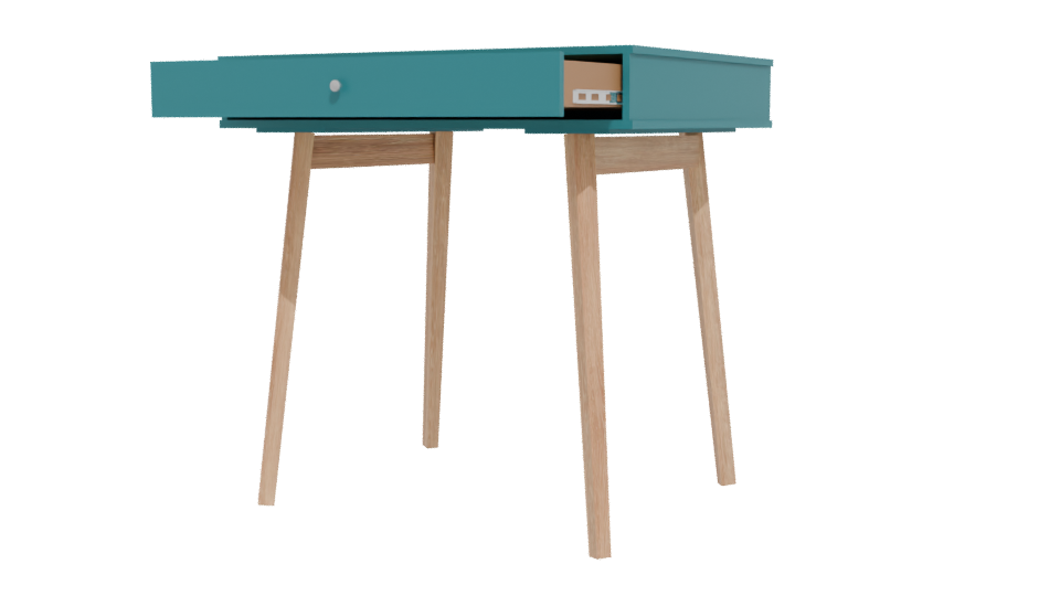 Stylish Modern Minimalist Table - Professional 3D Model Render 12