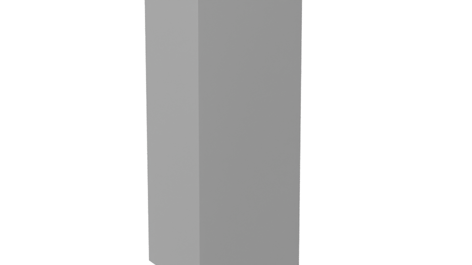 Stylish Household Refrigerator Model - Professional 3D Model Render 7