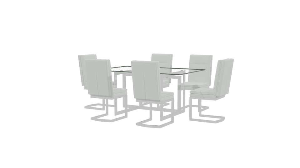 Stylish Conference Table Model - Professional 3D Model Render 3