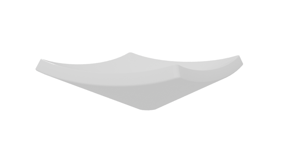 Stylized Decorative Wall Tray 3D - Professional 3D Model Render 6