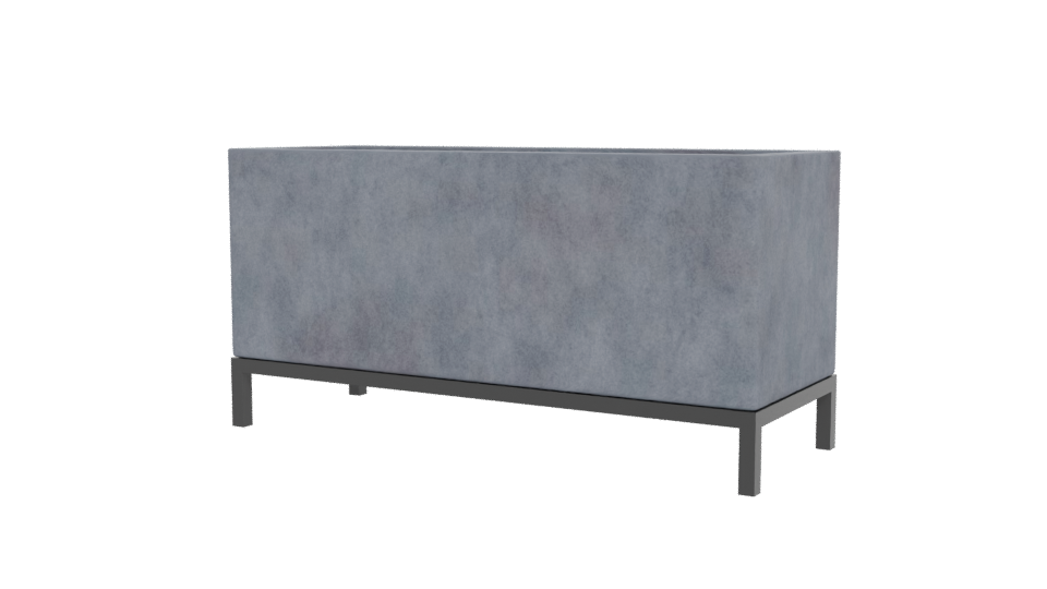 Stylish Rectangular Planter Box 3D - Professional 3D Model Render 12