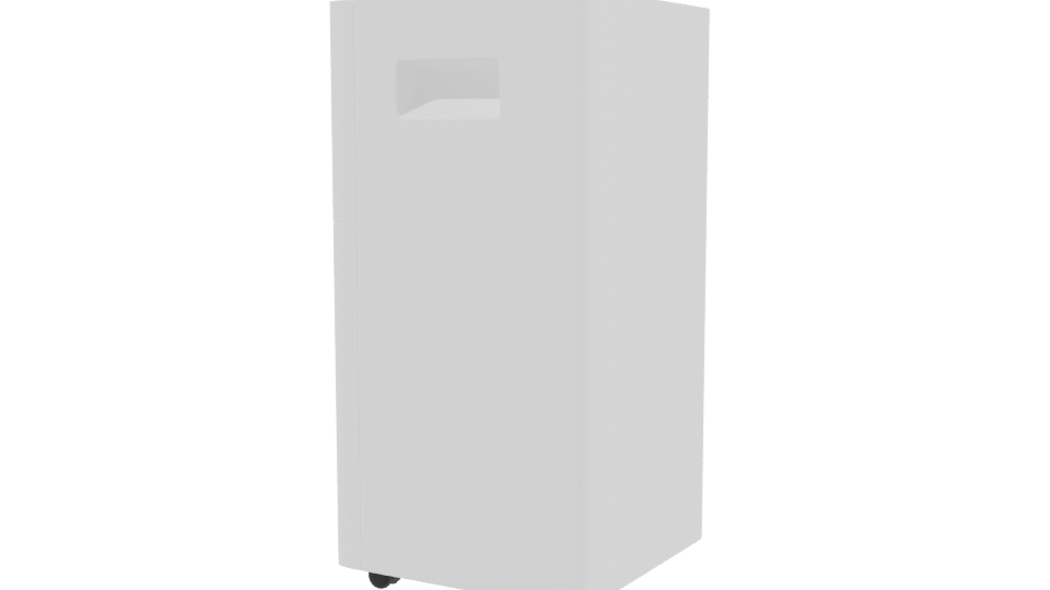 Compact Portable Air Conditioner Model - Professional 3D Model Render 3