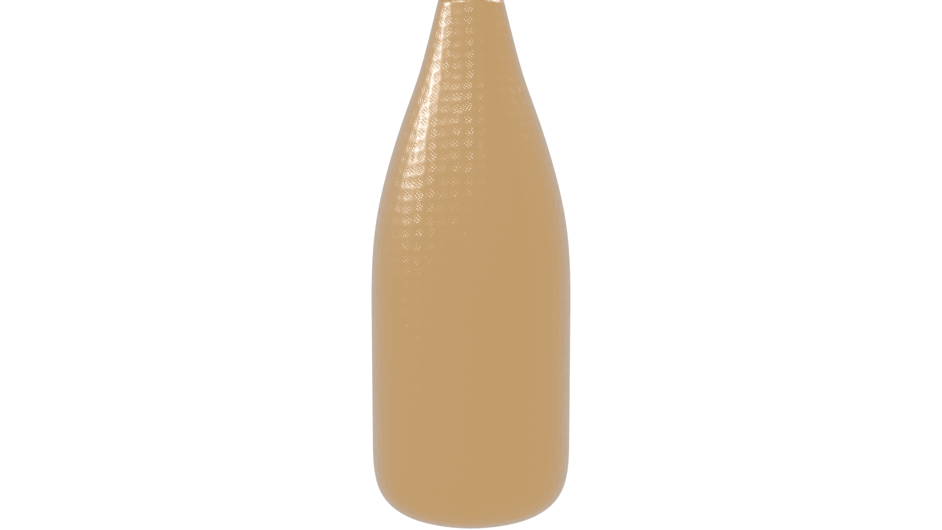 Stylish Metallic Decorative Vase - Professional 3D Model Render 8