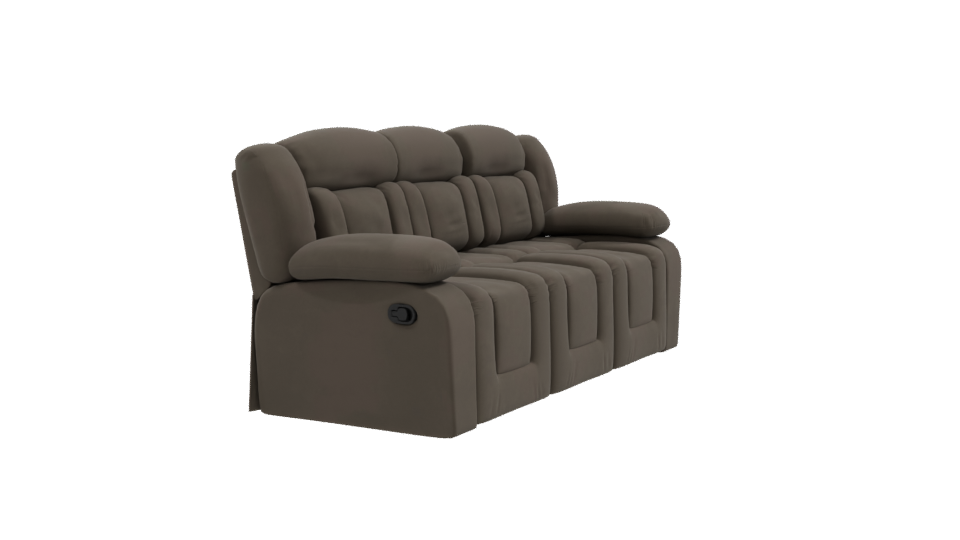 Modern Reclining Loveseat 3D - Professional 3D Model Render 9