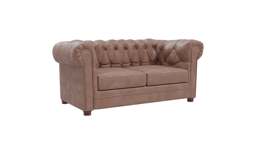 Elegant Vintage Sofa Model 3D - Professional 3D Model Render 10