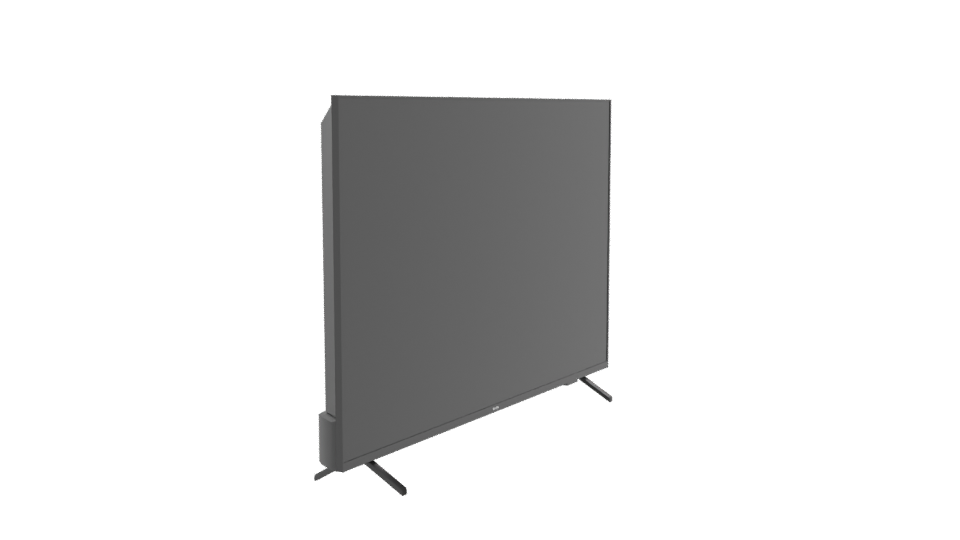 Sleek Modern LED TV Model - Professional 3D Model Render 9