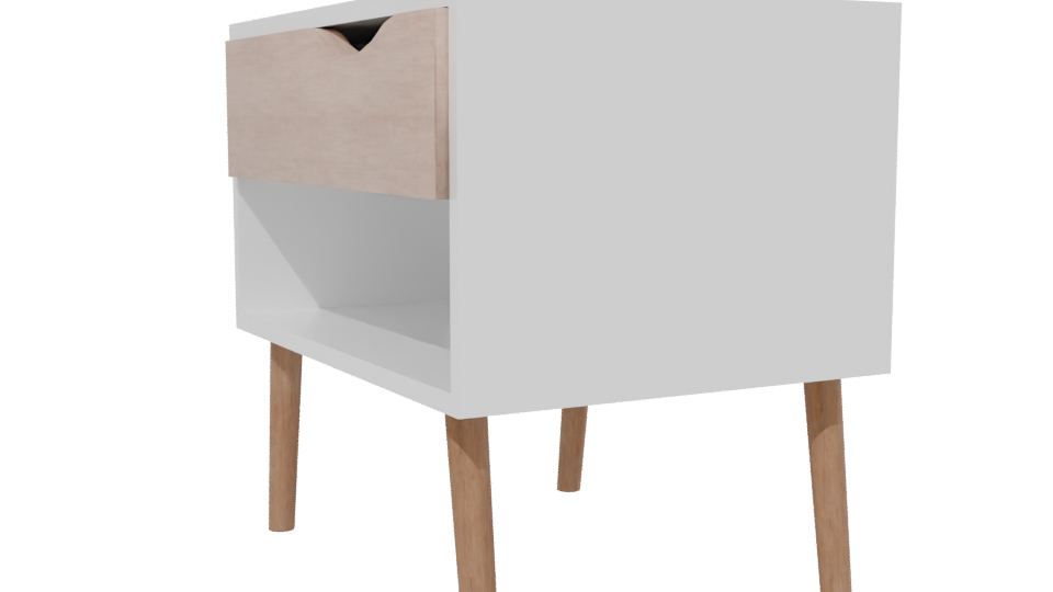 Stylish Nightstand 3D Model - Professional 3D Model Render 13