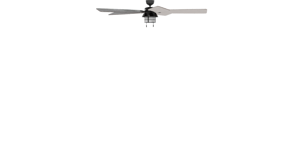 Contemporary Ceiling Fan 3D Model - Professional 3D Model Render 13
