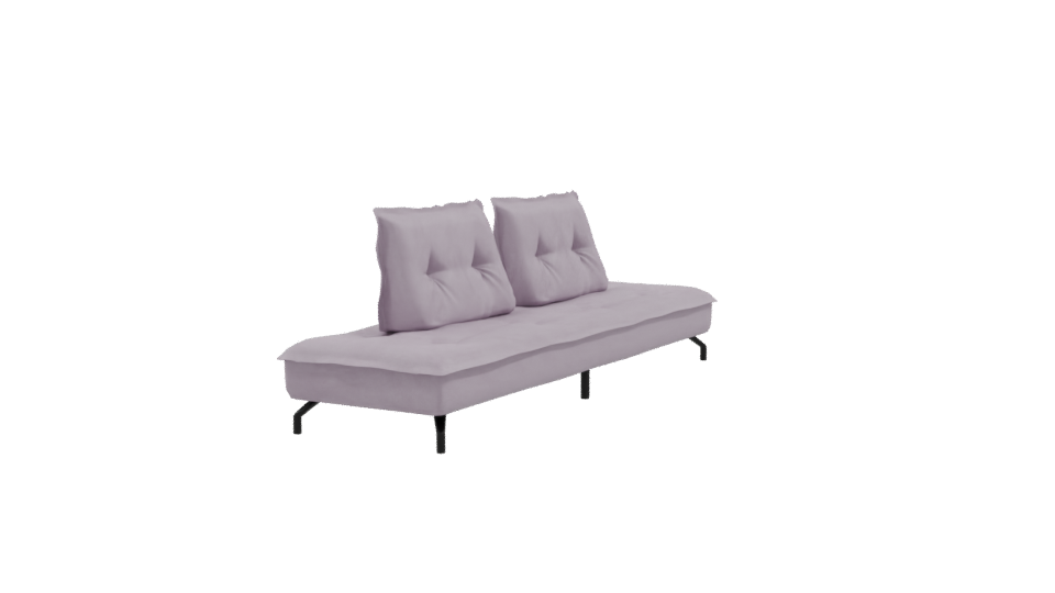 Stylish Modern Fabric Sofa 3D Model - Professional 3D Model Render 9