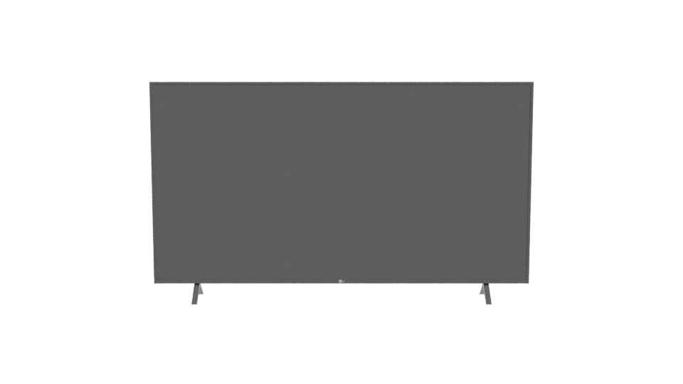 70 Inch 4K UHD Smart TV Model - Professional 3D Model Render 11
