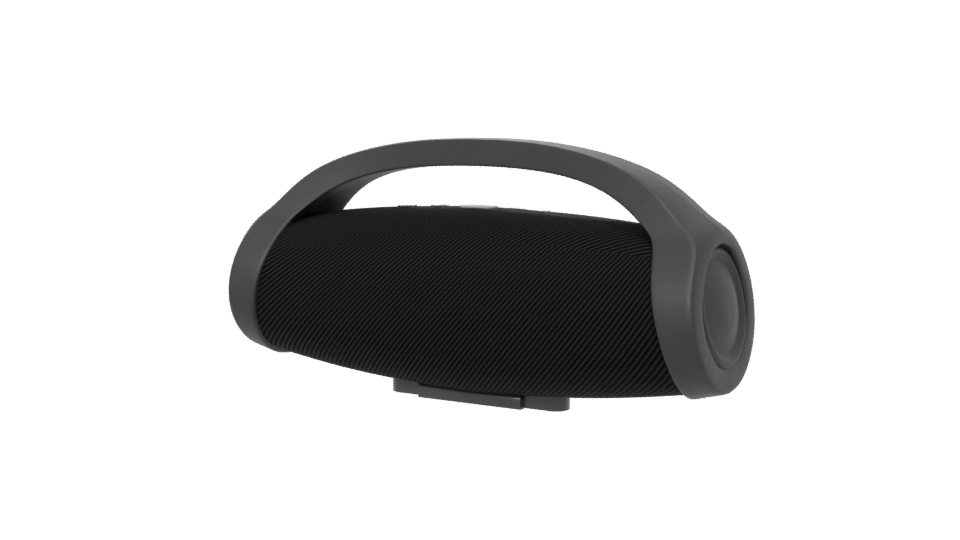 Bluetooth Speaker Booster2 Black 3D - Professional 3D Model Render 6
