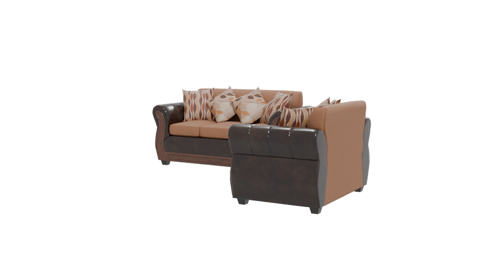 Stylish Luxury Sofa 3D Model - Professional 3D Model Render 12
