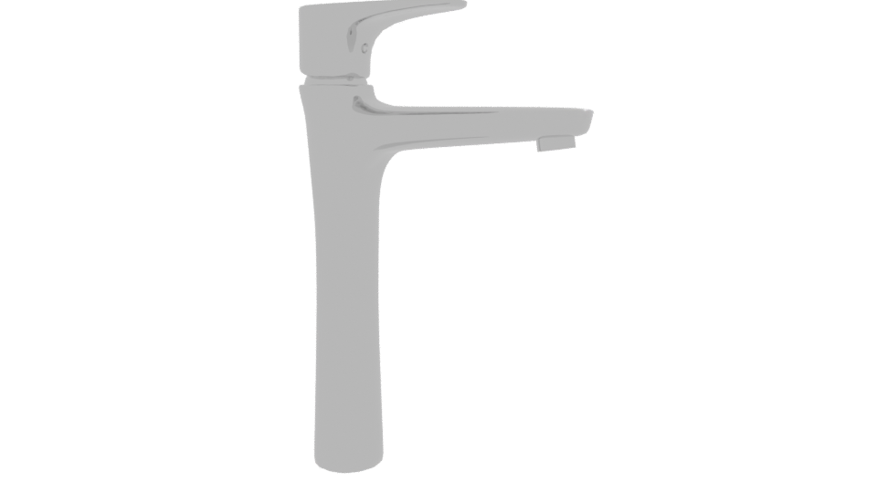 Sleek Modern Kitchen Faucet 3D Model - Professional 3D Model Render 12