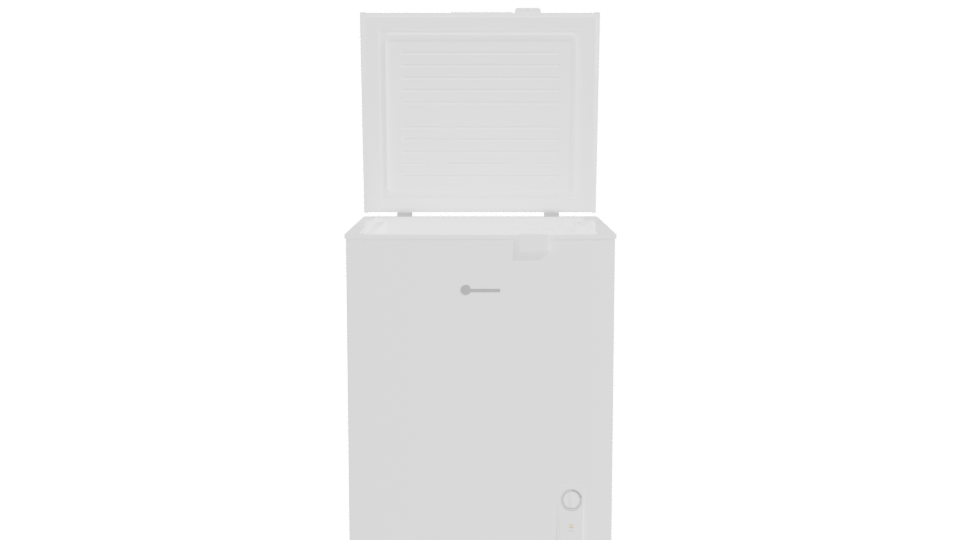 Compact Chest Freezer 3D Model - Professional 3D Model Render 11