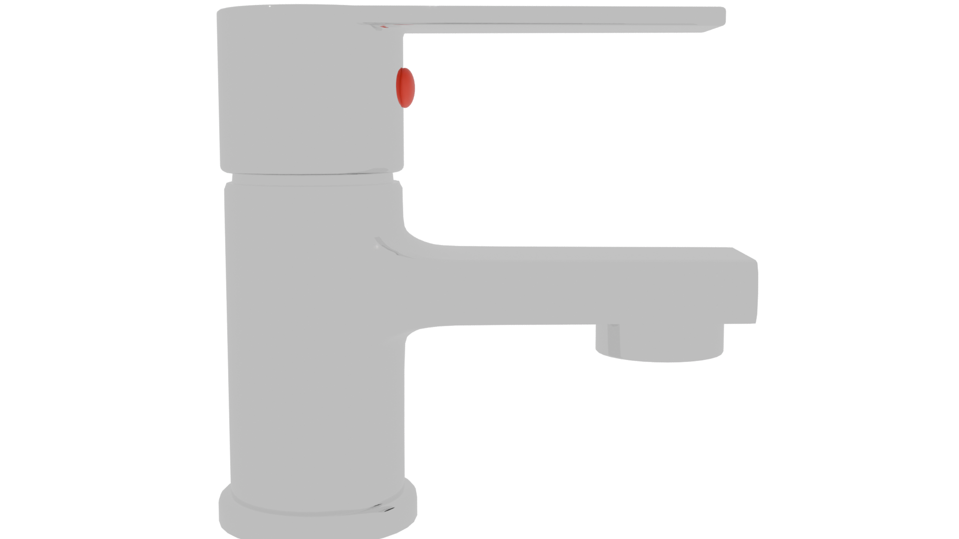 Sleek Modern Faucet 3D Model - Professional 3D Model Render 11