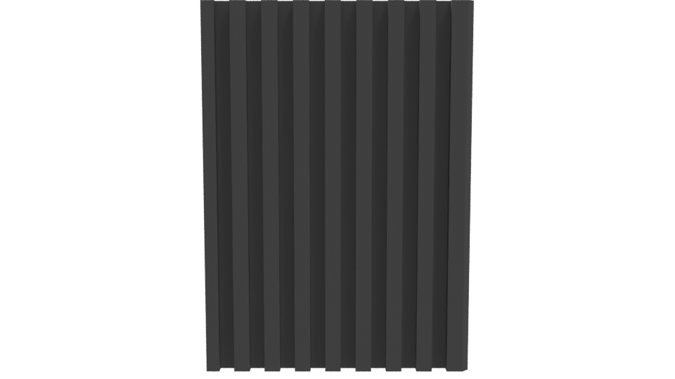 Minimalist Black Container 3D Model - Professional 3D Model Render 5