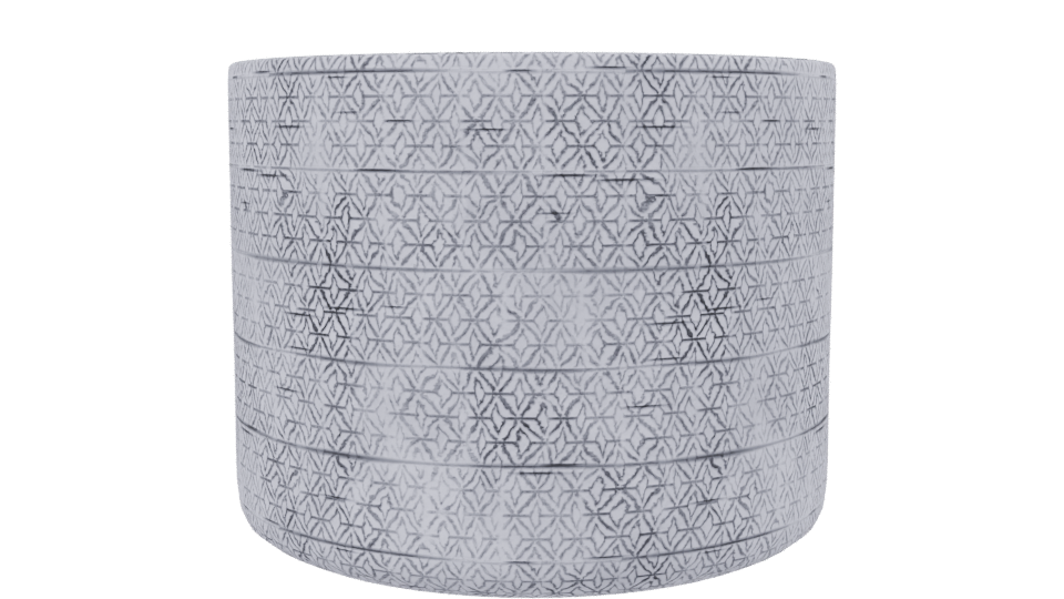 Elegant Decorative Pot 3D Model - Professional 3D Model Render 2