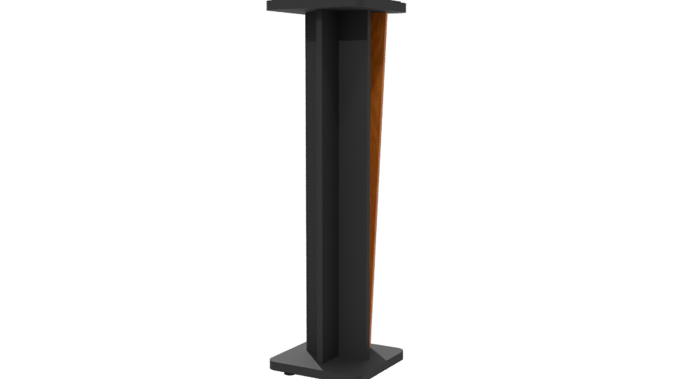 Stylish Wooden Podium Model - Professional 3D Model Render 6
