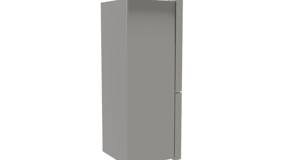 Sleek Stainless Steel Refrigerator 3D Model - Professional 3D Model Render 7