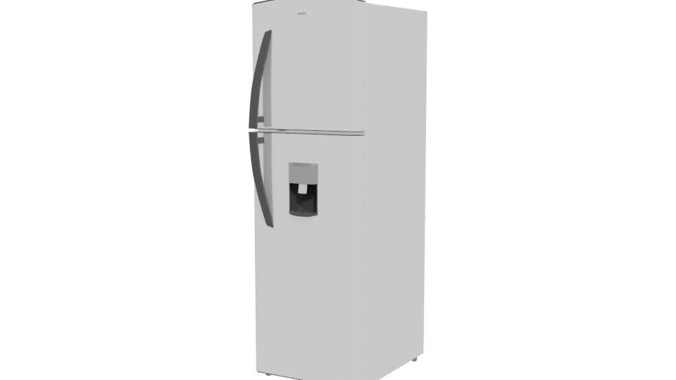 Modern Household Refrigerator Model - Professional 3D Model Render 12