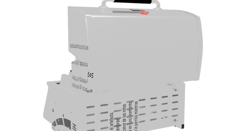 Stylish Outdoor Gas Grill 3D - Professional 3D Model Render 4