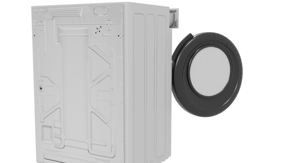 Realistic Household Dryer 3D Model - Professional 3D Model Render 6