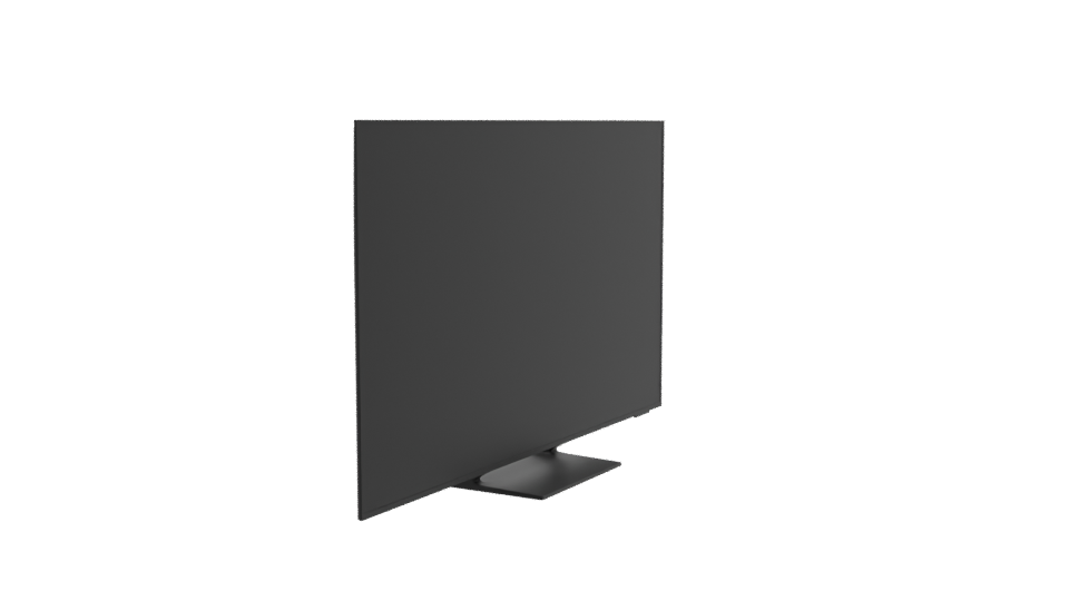 Sleek Modern Television Model - Professional 3D Model Render 9