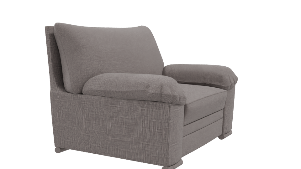 Stylish Lounge Armchair 3D Model - Professional 3D Model Render 9