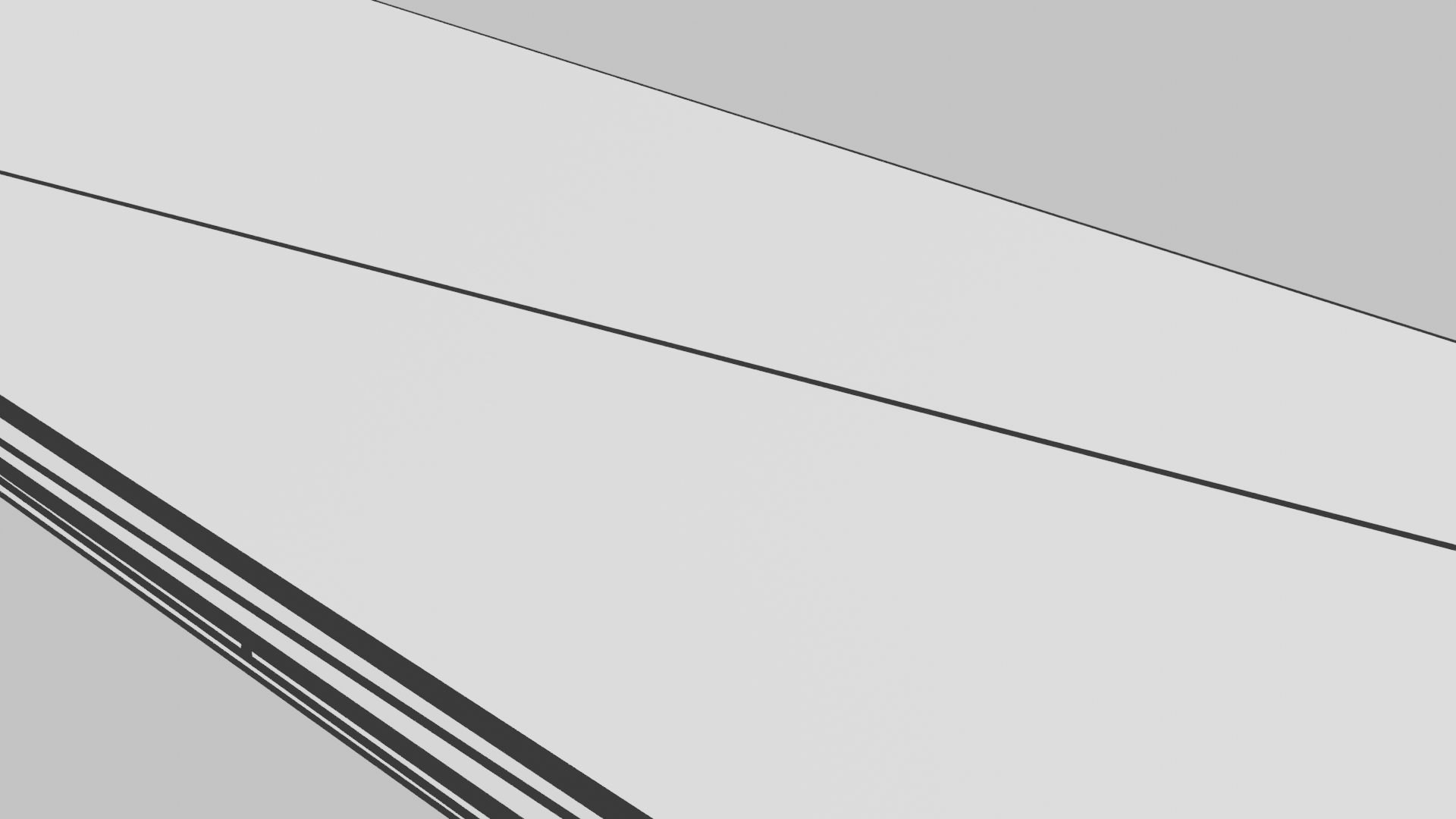 Minimalist Flat Shelf 3D Model - Professional 3D Model Render 9