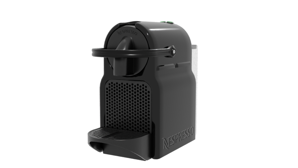 Compact Coffee Maker 3D Model - Professional 3D Model Render 12