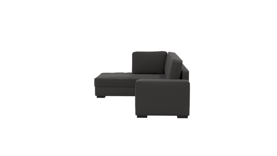Contemporary L-Shaped Sofa Model 3D - Professional 3D Model Render 2