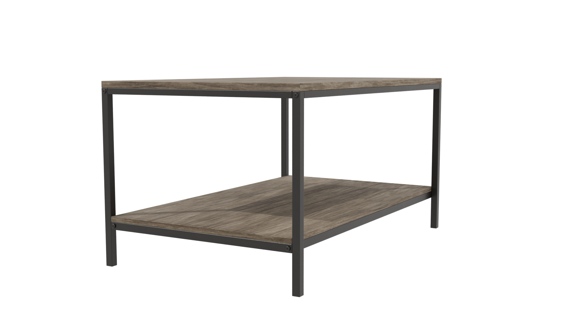 Stylish Wooden Coffee Table 3D - Professional 3D Model Render 3