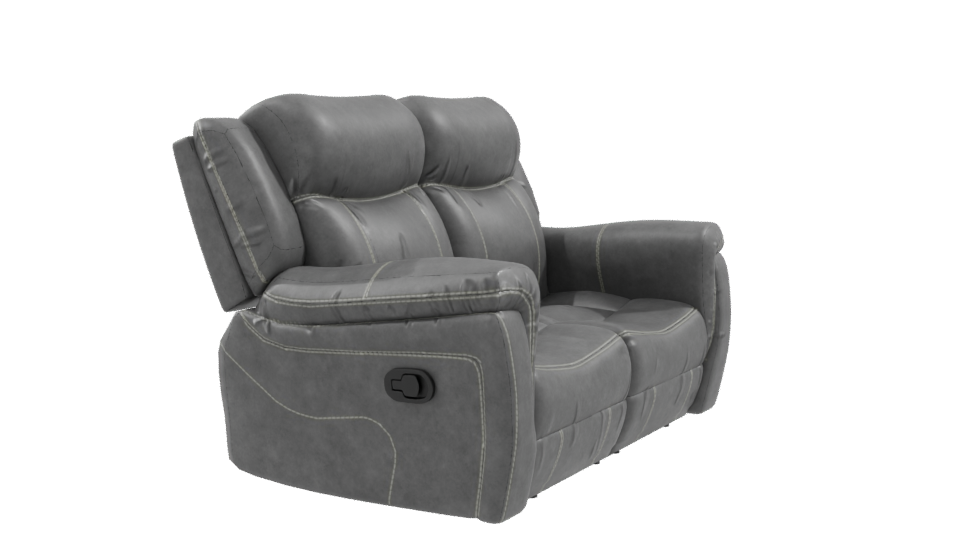 Stylish Modern Recliner Sofa 3D Model - Professional 3D Model Render 9