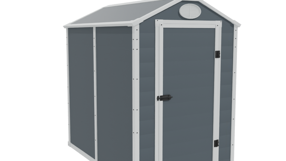 Stylish Storage Shed 3D Model - Professional 3D Model Render 10