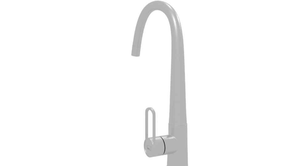 Sleek Kitchen Faucet Model - Professional 3D Model Render 13