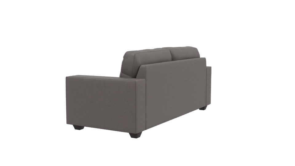 Contemporary Grey Sofa Model - Professional 3D Model Render 3
