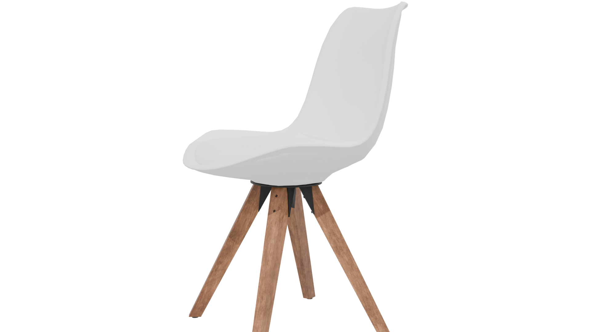 Modern White Chair 3D Model - Professional 3D Model Render 13