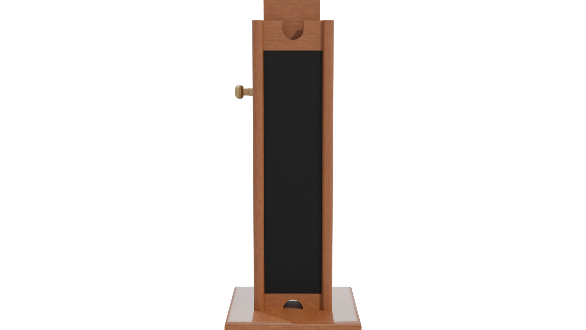 Elegant Wooden Podium Model 3D - Professional 3D Model Render 11