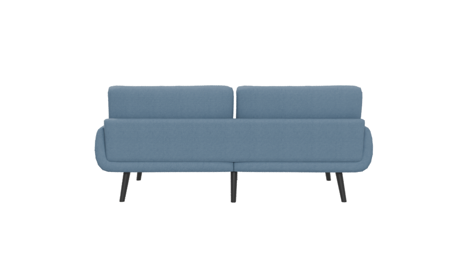 Stylish Modern Two-Seater Sofa 3D Model - Professional 3D Model Render 5