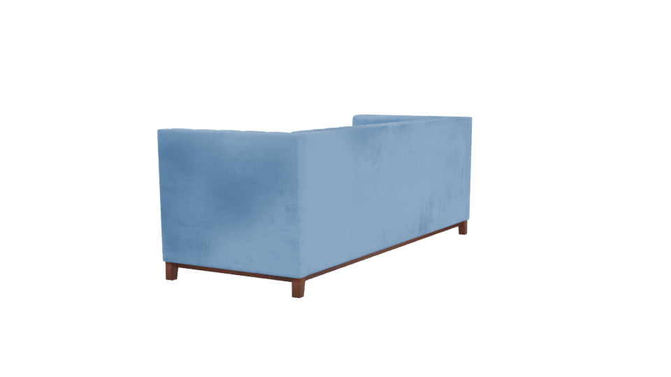 Sofá Roma 3C Velvet Sofa 3D - Professional 3D Model Render 3
