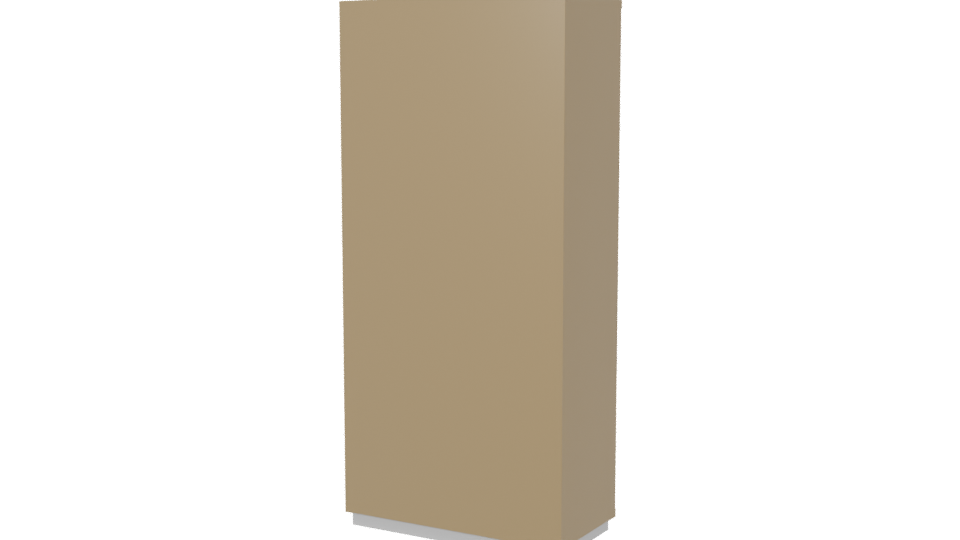 Stylish Modular Storage Locker 3D Model - Professional 3D Model Render 6