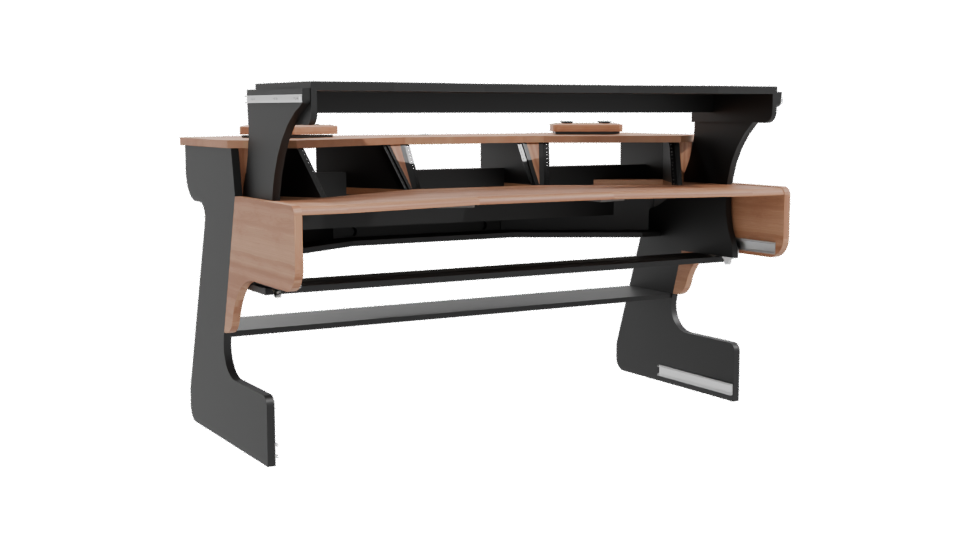 Miza X2 Flex Modern Desk 3D - Professional 3D Model Render 10