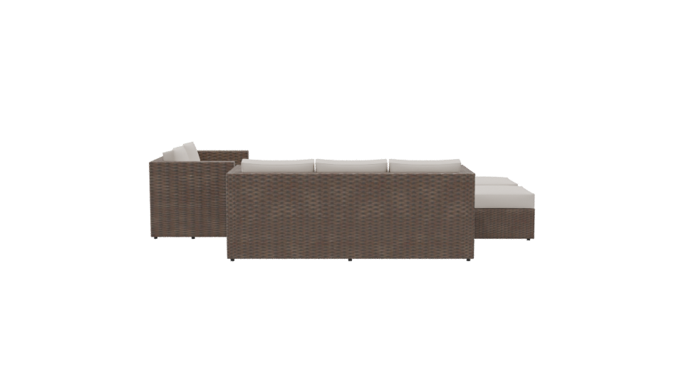 Modern Outdoor Furniture Set 3D - Professional 3D Model Render 8