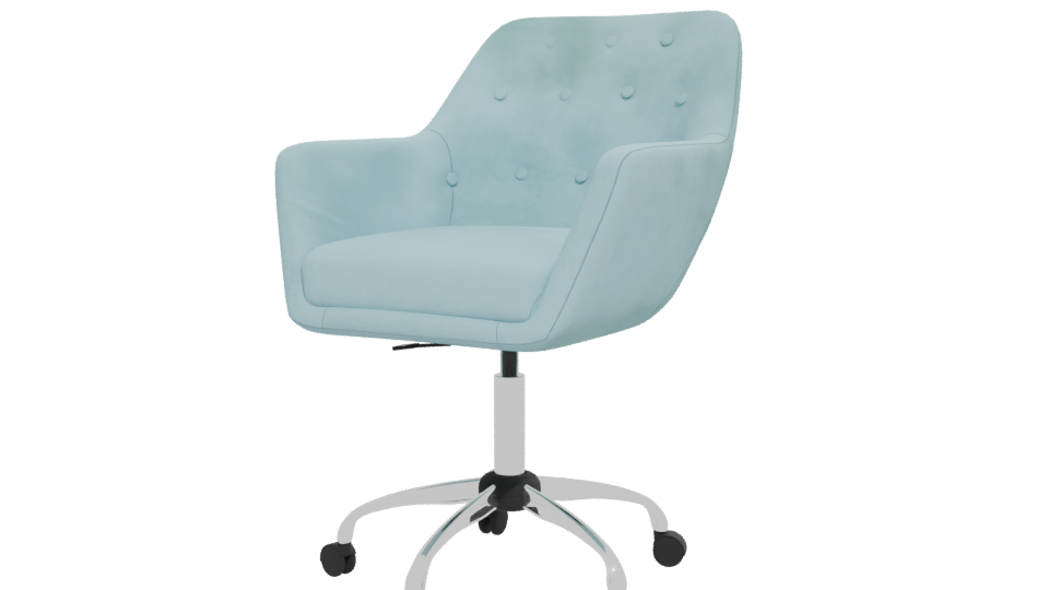 Stylish Modern Office Chair 3D Model - Professional 3D Model Render 12