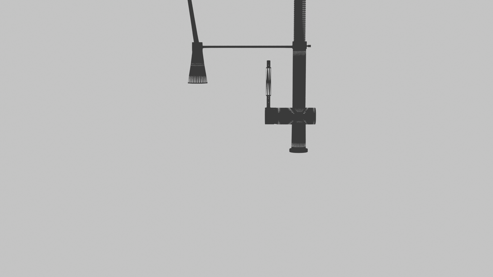 Stylized Spiral Toothpick Holder 3D Model - Professional 3D Model Render 7