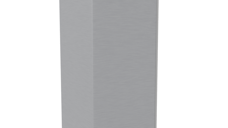 Stylish Residential Refrigerator Model - Professional 3D Model Render 7